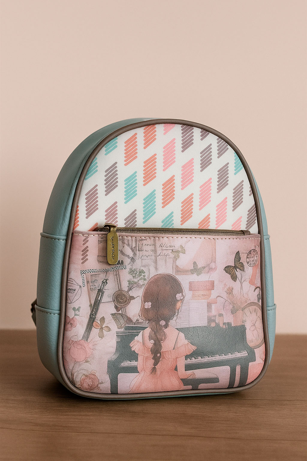 MOCHILA PEQUEÑA ROMBOS